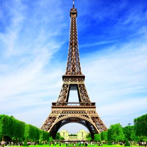 Photo of the Eiffel Tower in France.